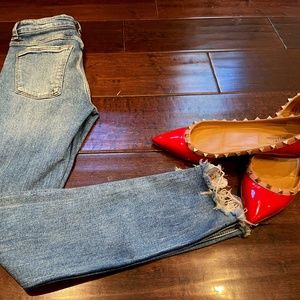 TORN VINTAGE HI-RISE SKINNYJEANS|ZARA